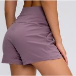 NWT Running Short Butter Soft Stretchy Shorts Out Pocket Sports Shorts Workout Leisure Nylon Yoga Gym Workout Short
