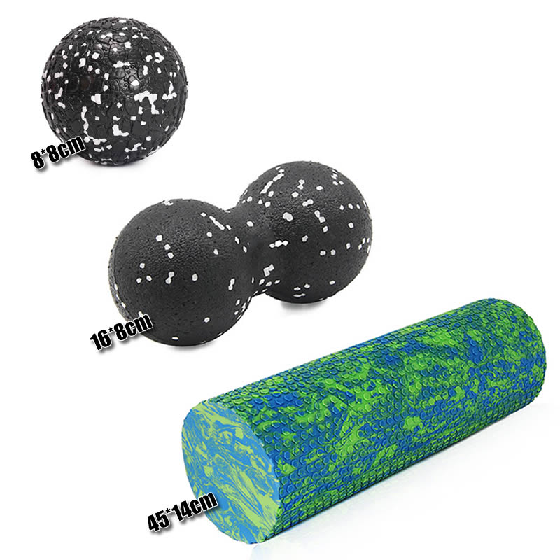 Gym-Fitness-Yoga-Foam-Roller-Peanut-Ball-Set-Pilates-Block-Peanut-Massage-Roller-Ball-For-Therapy-Relax-Exercise-Relieve-Stress Gym Fitness Yoga Foam Roller Peanut Ball Set Pilates Block Peanut Massage Roller Ball For Therapy Relax Exercise Relieve Stress