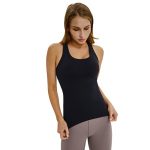 NWT 2020 Sports Yoga Tank Women's Summer Quick Dry Thick Material With Super Quality Sleeveless Shirt Gym Tank Tops Size XS-XL