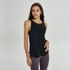 New Women Sports Sleeveless Yoga Tank Top Summer Quick Dry Lightweight Shirt Thick Material with High Quality Sexy Mesh T Shirt