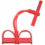 4 Tubes Strong Fitness Yoga Resistance Bands Latex Pedal Exerciser Women Men Sit Up Pull Ropes Yoga Fitness Home Sport Equipment